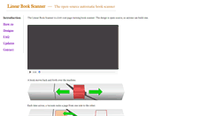 Desktop Screenshot of linearbookscanner.org